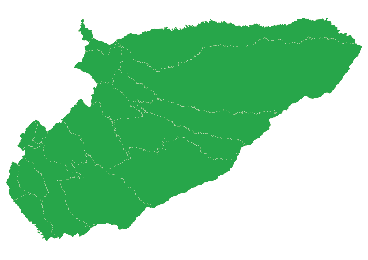 Mapa del departamento de Casanare